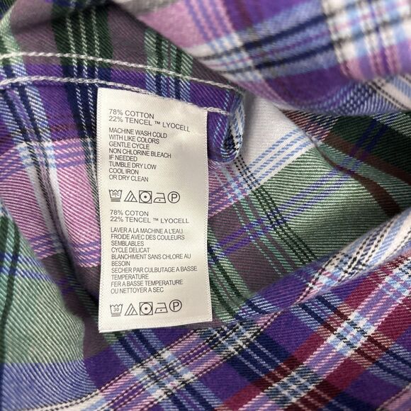 Tommy Bahama Flannel Shirt Montauk Mens Medium New NWT - Picture 10 of 10